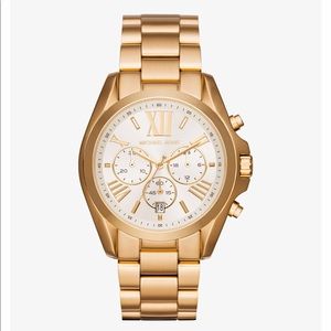 Michael Kors Oversize Bradshaw Gold-Tone Watch